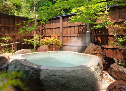 Public Open-air bath photo